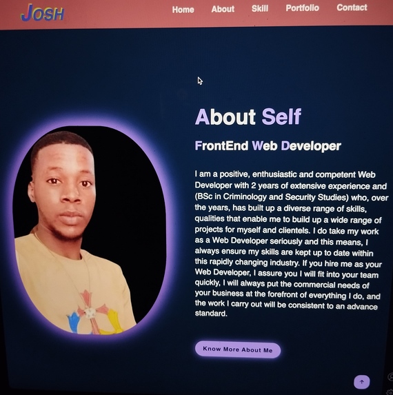 Personal-Portfolio – screenshot 1