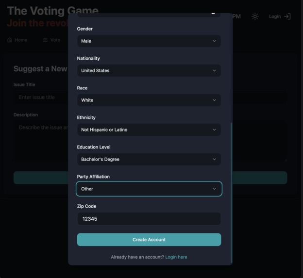 The Voting Game – screenshot 4