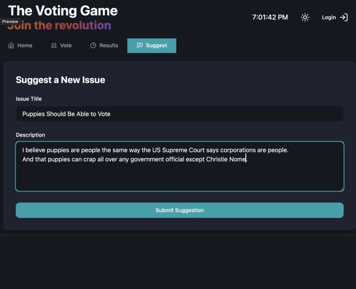 The Voting Game – screenshot 7