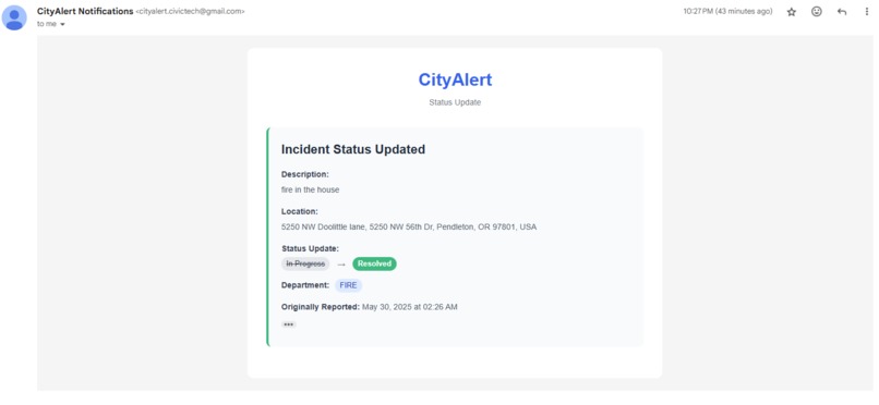 CityAlert – screenshot 9