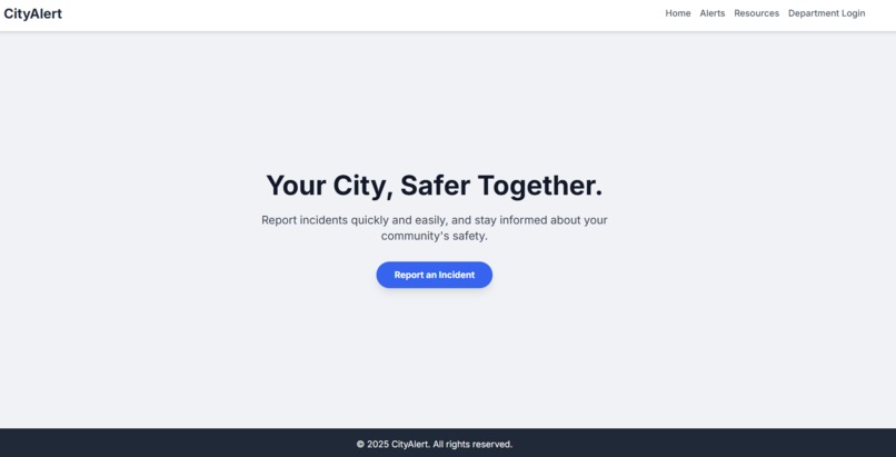 CityAlert – screenshot 1
