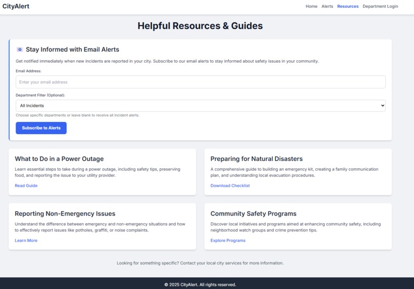 CityAlert – screenshot 4