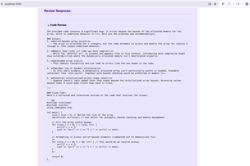 ReviewBot - AI-Powered Code Review, BOM & License Validator – screenshot 1
