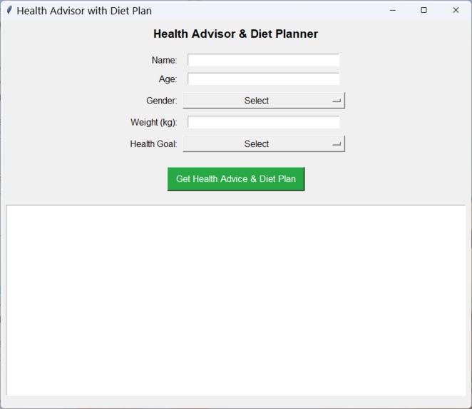 Virtual Health Advisor diet and exerc by using generative Ai – screenshot 2