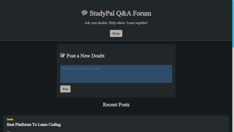 StudyPal- A Friendly Assistant For Students. – screenshot 2
