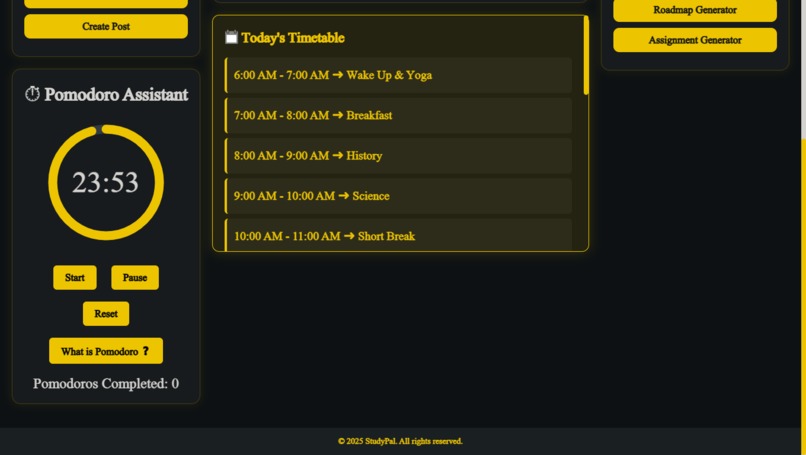 StudyPal- A Friendly Assistant For Students. – screenshot 5