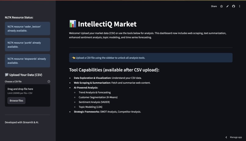 IntellectiQ Market – screenshot 1