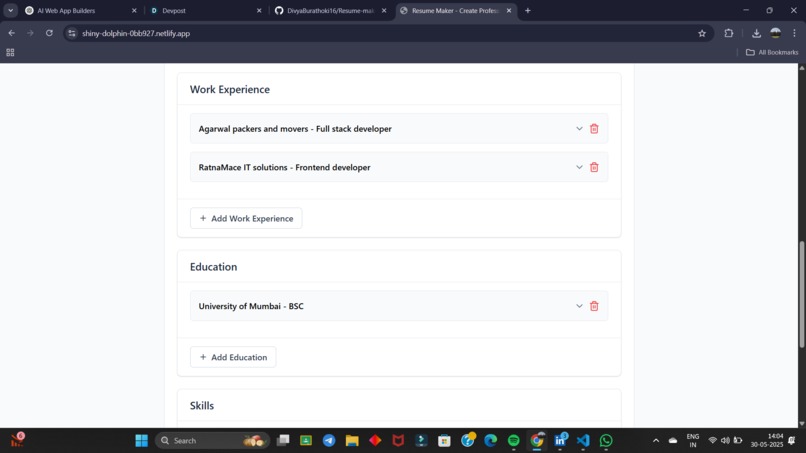 Resume Maker  – screenshot 5