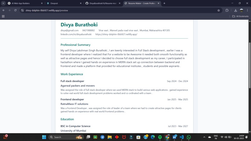Resume Maker  – screenshot 7