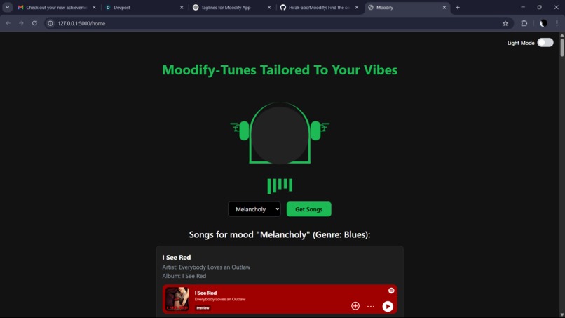 Moodify – screenshot 1