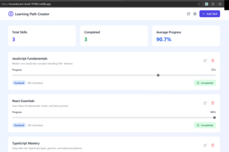 Learning tracker