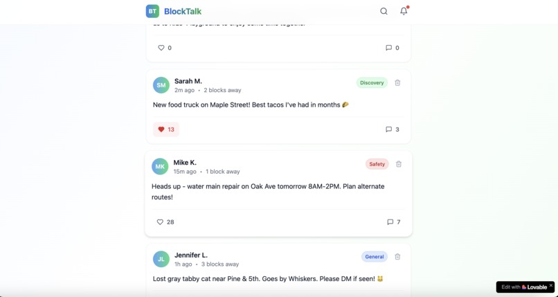 BlockTalk – screenshot 1