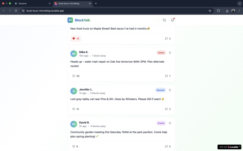 BlockTalk – screenshot 3