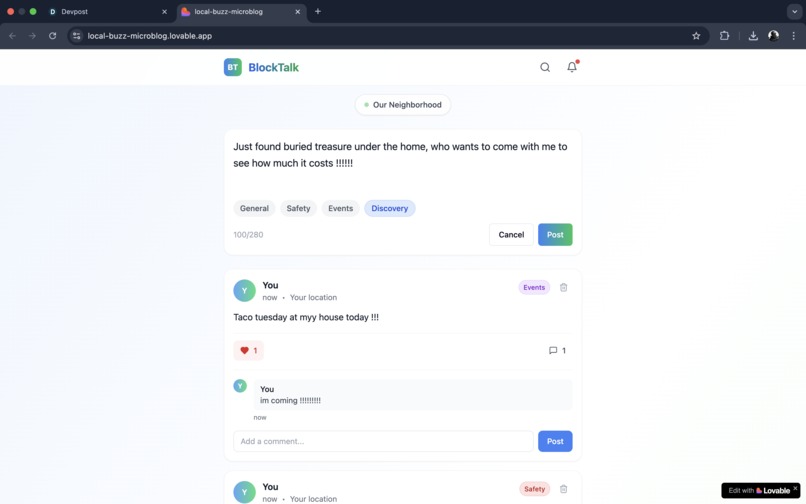 BlockTalk – screenshot 4