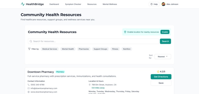 HealthBridge – screenshot 1