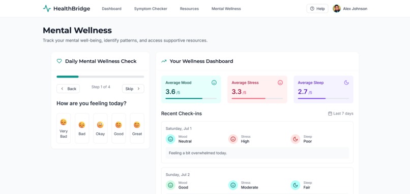 HealthBridge – screenshot 2