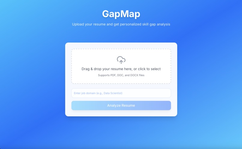 GapMap – Bridge the Skills Gap to Your Dream Job – screenshot 1
