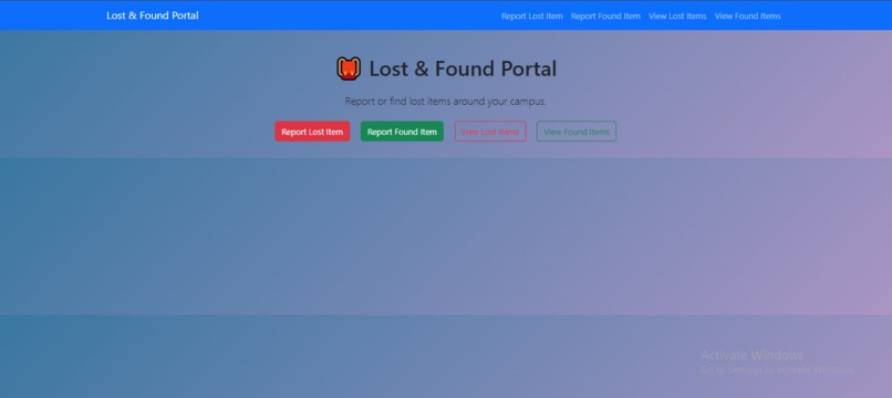 Lost-Found Portal – screenshot 5