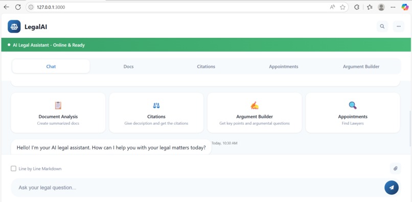 AI-Powered Multilingual Legal Assistant – screenshot 15