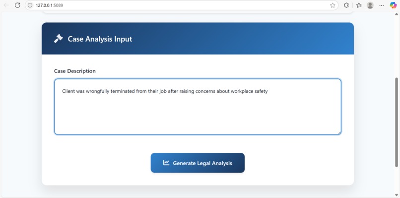 AI-Powered Multilingual Legal Assistant – screenshot 23