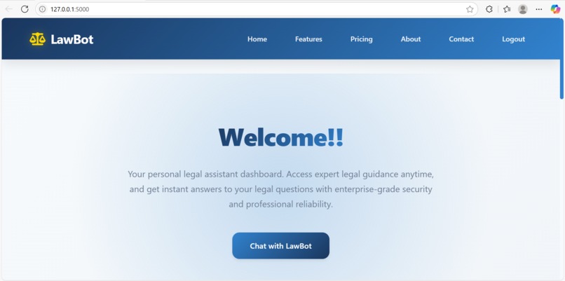 AI-Powered Multilingual Legal Assistant – screenshot 1