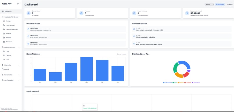 Justo Adv | Sistema do Advogado de Sucesso – screenshot 1