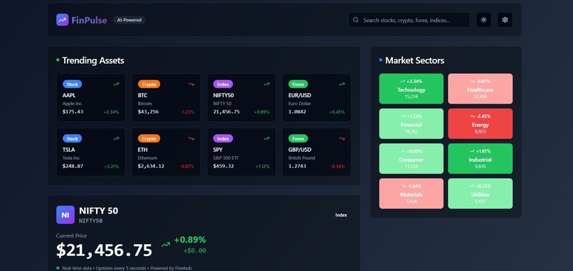 FinPulse – screenshot 1