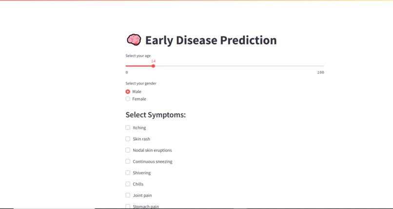 DiseasePred Insights – screenshot 1