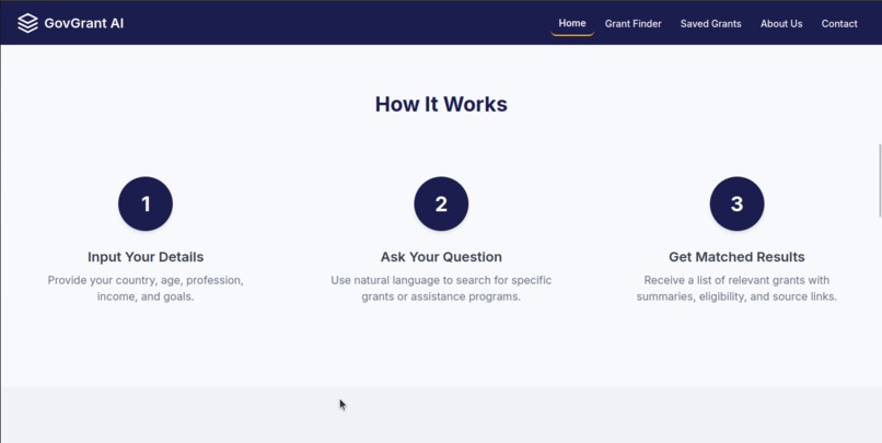 GovGrant AI – screenshot 2