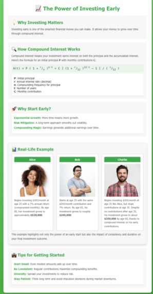 InvestEd – screenshot 3