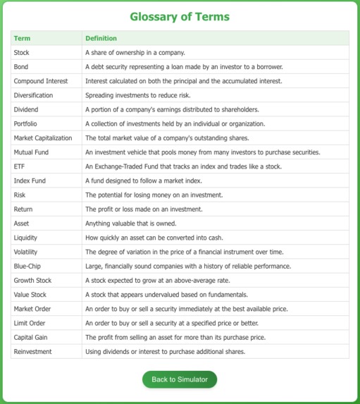 InvestEd – screenshot 4