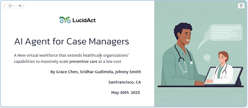 Lucy - AI Agent for Case Managers in virtual healthcare – screenshot 1