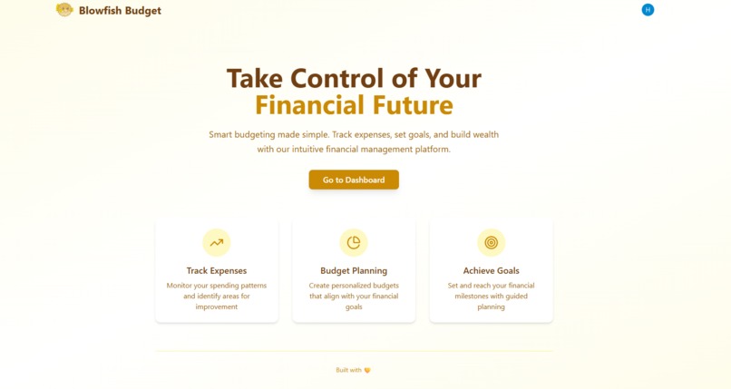 Blowfish Budgeting – screenshot 1