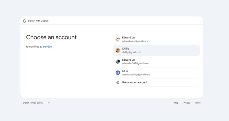 Sunday – screenshot 3
