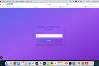 College cost planner
