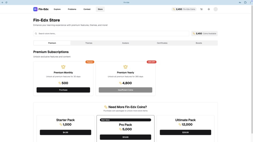 Fin-Edx – screenshot 1