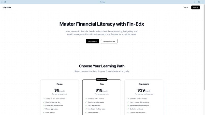Fin-Edx – screenshot 3
