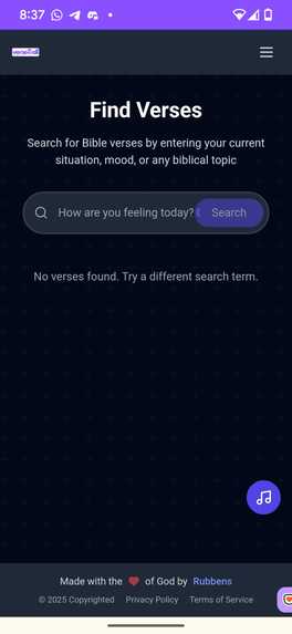 Verse4all – screenshot 1