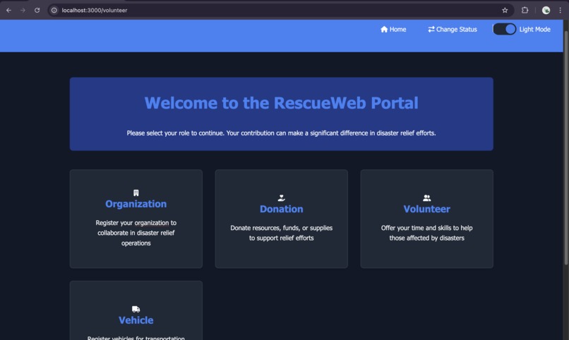 RescueWeb – screenshot 5