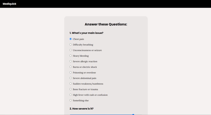 Mediquick - AI Based Emergency Hospital Bed Booking System – screenshot 3