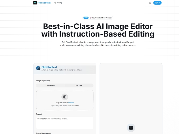 Flux Kontext – screenshot 1