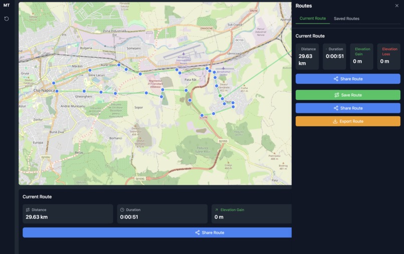 MapTrackr - A Map Route Tracker Application – screenshot 4