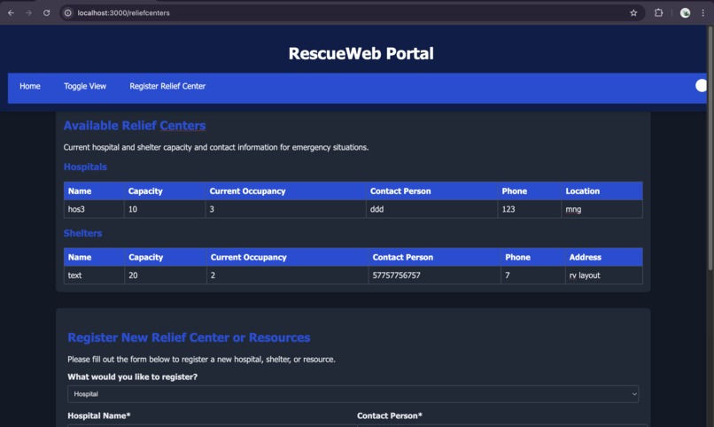 RescueWeb – screenshot 6