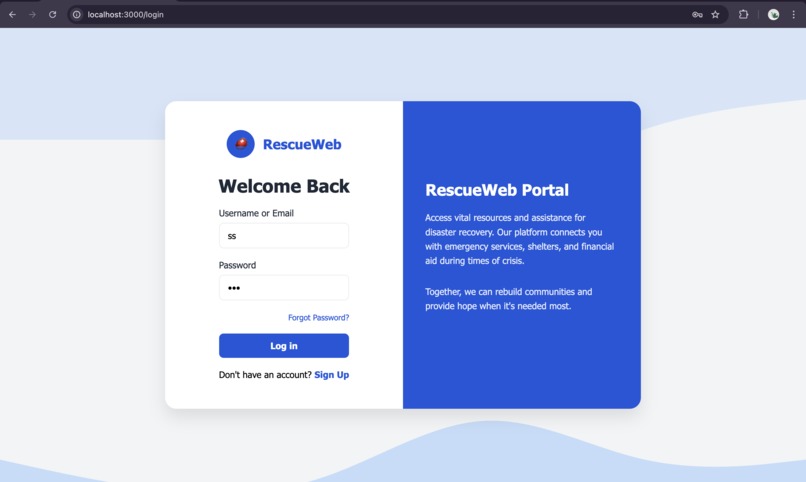 RescueWeb – screenshot 7