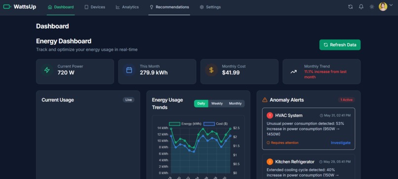 WattsUp – screenshot 1