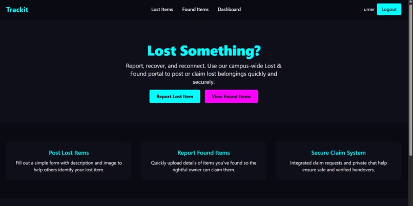 TrackIt – screenshot 1