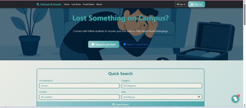 UMT-Belongings-Hub – screenshot 1