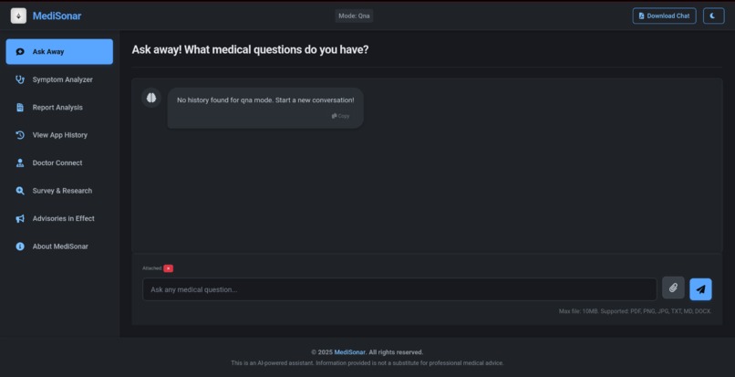 MediSonar – screenshot 1