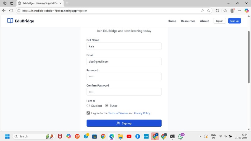 EduBridge– Learning Support for Underserved Communities – screenshot 7