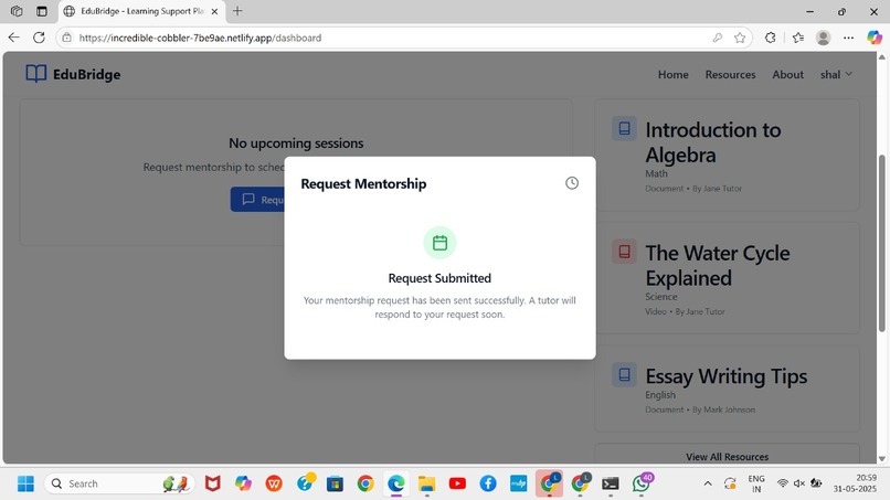 EduBridge– Learning Support for Underserved Communities – screenshot 8